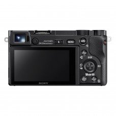 كاميرا Sony Alpha ILCE 6000L 24.3 MP Mirrorless Digital SLR مع 16-50 مم (مستشعر APS-C ، تركيز تلقائي سريع ، تركيز تلقائي على العين ، وزن خفيف) - أسود