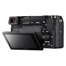 كاميرا Sony Alpha ILCE 6000L 24.3 MP Mirrorless Digital SLR مع 16-50 مم (مستشعر APS-C ، تركيز تلقائي سريع ، تركيز تلقائي على العين ، وزن خفيف) - أسود