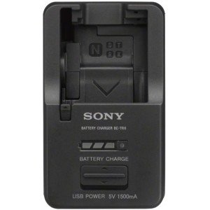 Sony BC-TRX Battery Charger for X/G/N/D/T/R and K Series Batteries (Black)