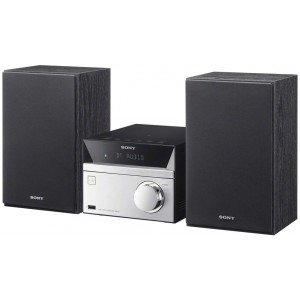 Sony CMT-SBT20 Compact Hi-Fi System with CD Bluetooth NFC - Black/Silver