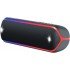 Sony SRS-XB32 Portable Bluetooth Speaker: Compact Wireless Party Speaker with Multicolor Lights and Flashing Strobe - Loud Audio for Phone Calls -Waterproof and Shockproof Bluetooth Speakers - Black