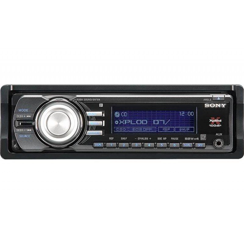 مشغل أقراص CDX-GT710 من سوني مع تشغيل MP3 / WMA / AAC