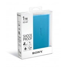 محرك الأقراص الصلبة الخارجي Sony HD-SP1 Shock-Proof سعة 1 تيرابايت مع مدير النسخ الاحتياطي