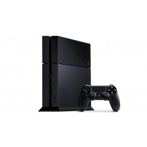 PS4 جهاز بلاي ستيشين 4، 500 جيجا، مع يد إضافية  PS4 جهاز بلاي ستيشين 4، 500 جيجا، مع يد إضافية
