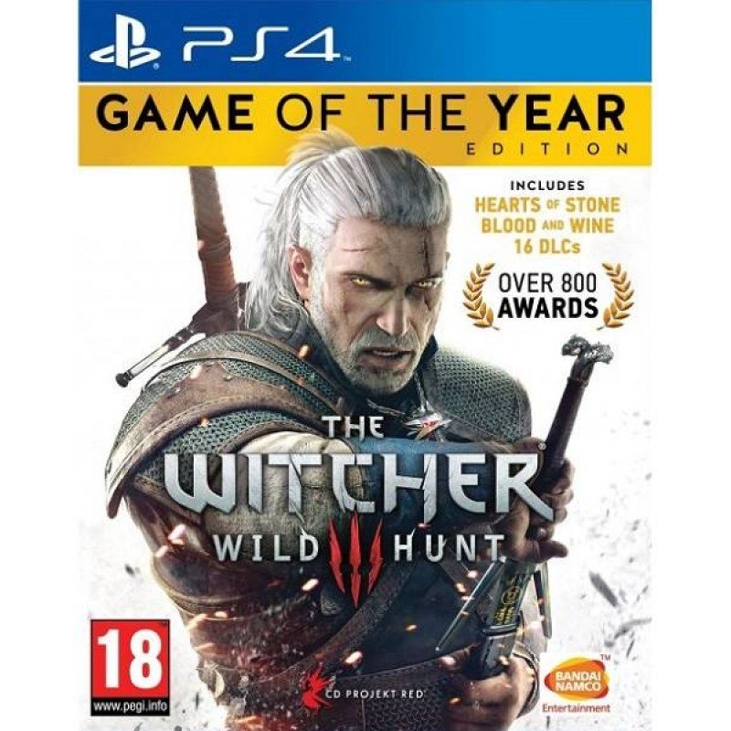 Sony PS4The Witcher 3: Wild Hunt GOTY Game Disc  - Action| ألعاب بلايستيشن