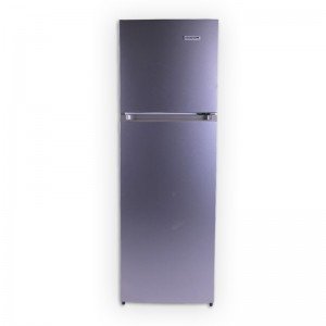 HDSON 170 Liter Two Doors Refrigerator, Silver and White  HDSON 170 Liter Two Doors Refrigerator, Silver and White